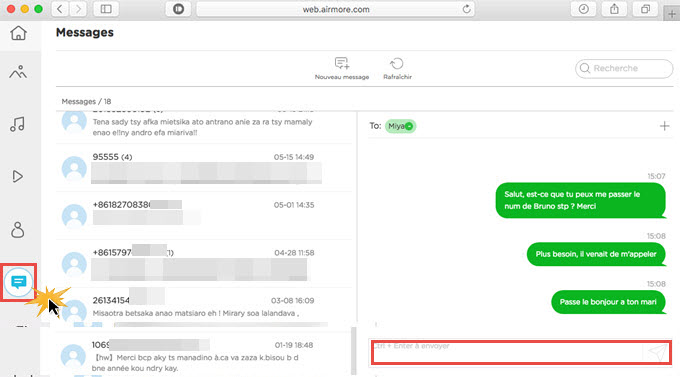 answer android sms on mac